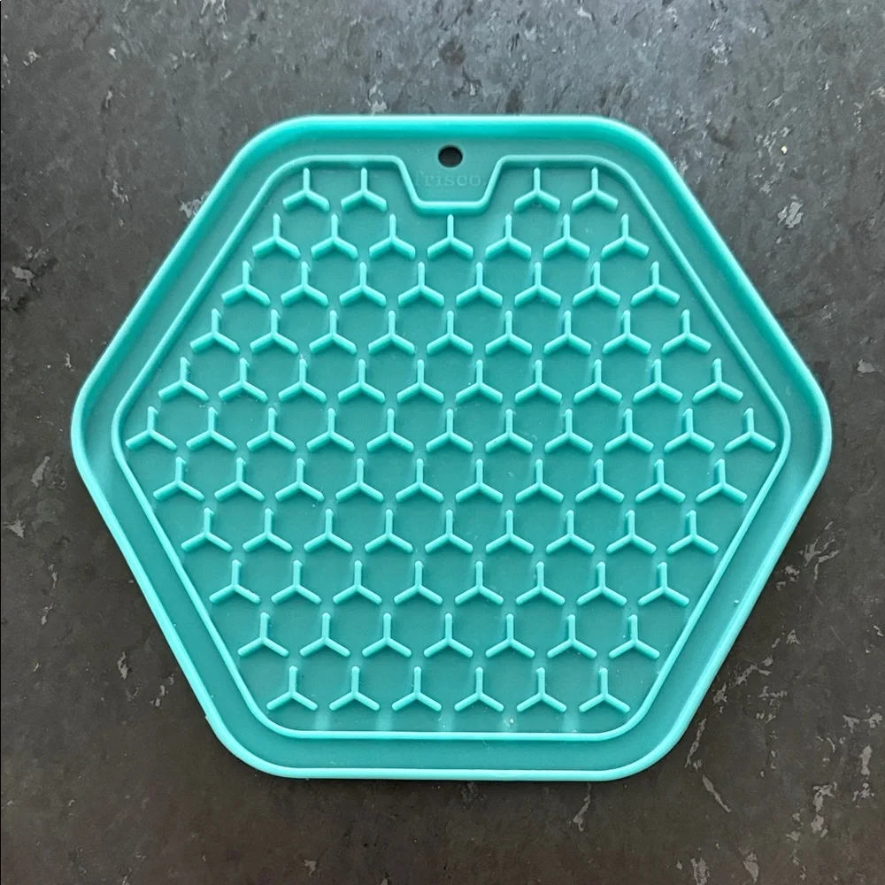 Teal Silicone Lick Mat for Dogs